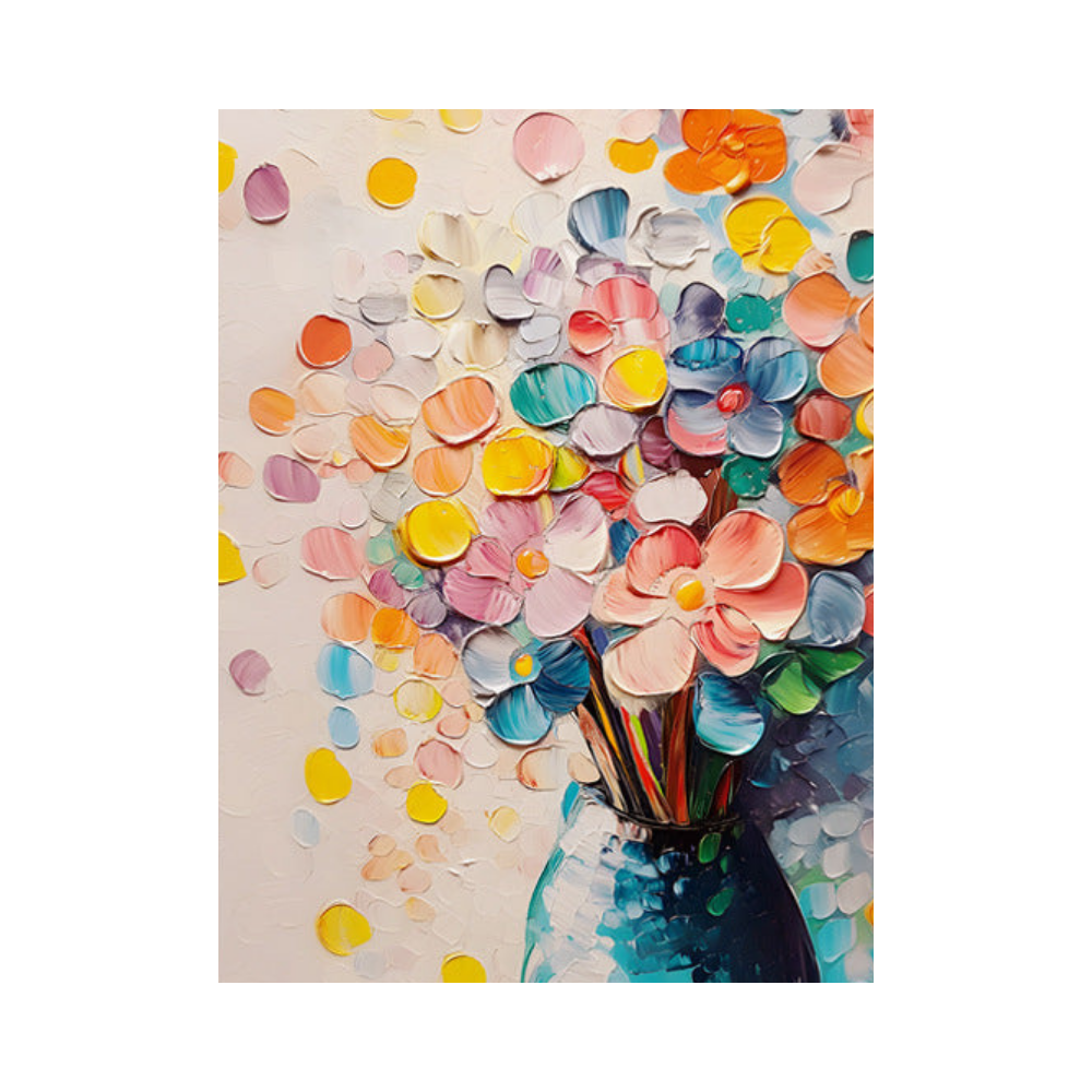 Plaster Floral Art #LM104