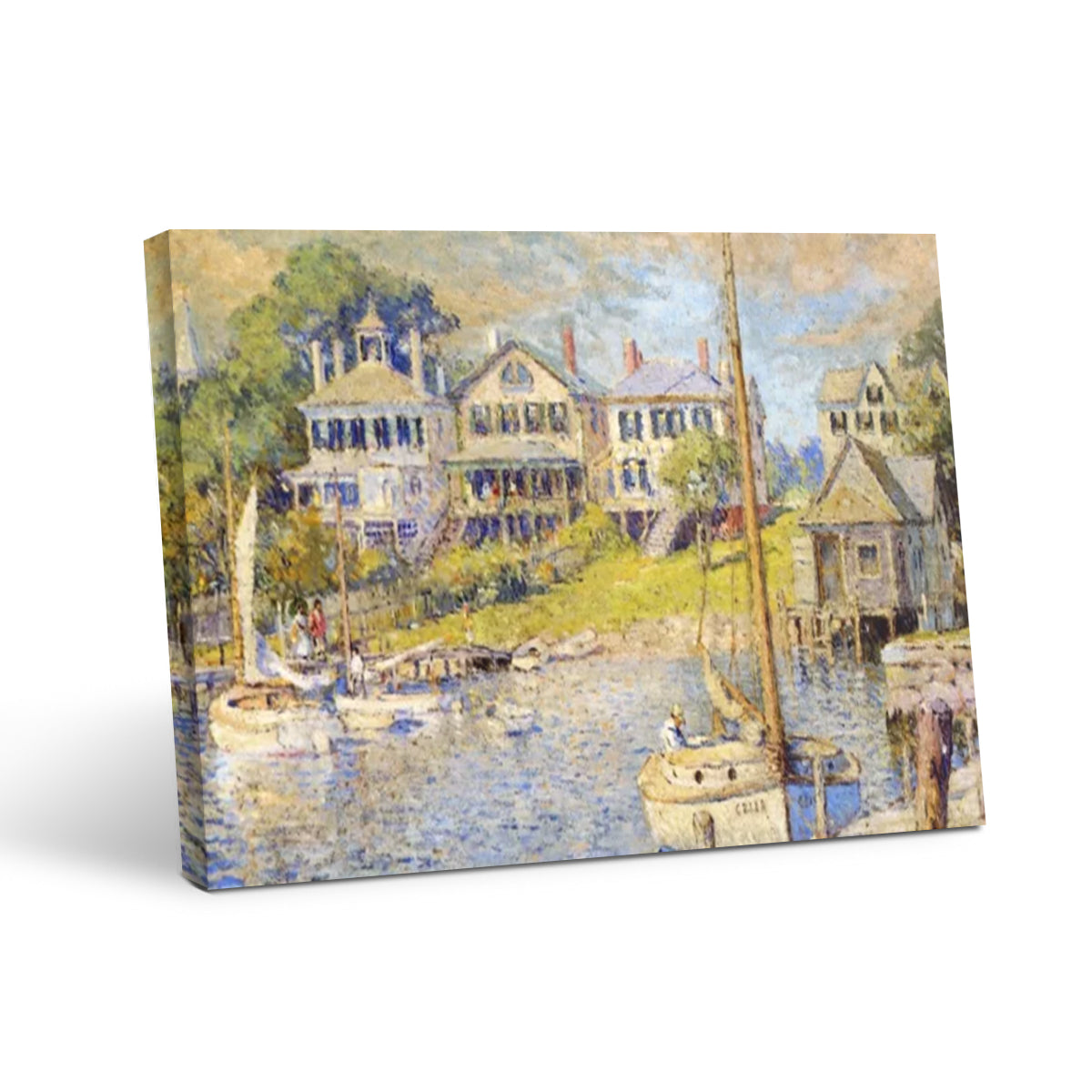 At Edgartown, Martha's Vinyard - Vintage Wall Art Prints Decor For Living Room