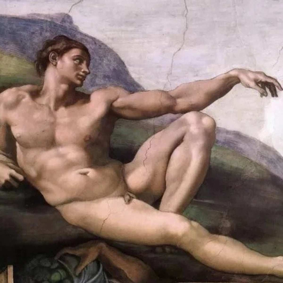 Creation of Adam Detail